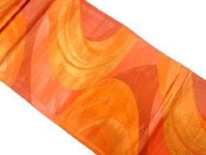 アンティーク　流水模様織り出し袋帯(着用可)